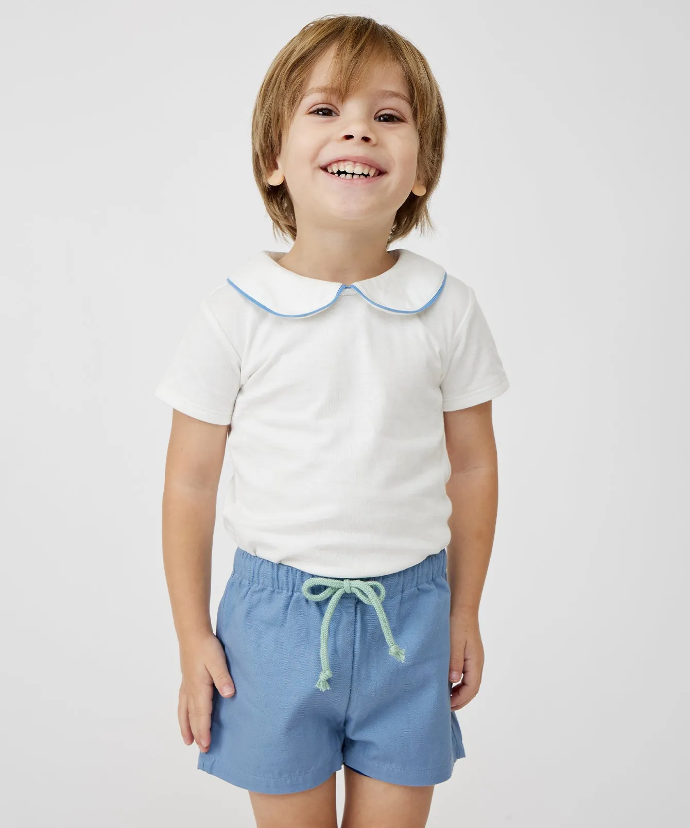 Bingo Baby Short, Dusty Blue
